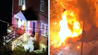 What Sparked Massive House Explosion in Virginia [upl. by Fleeta]