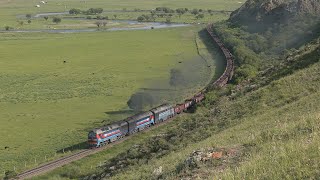 モンゴル縦貫鉄道TransMongolian Railway 【トゥンフプヤント】 2024年7月5‐6日 [upl. by Nomor47]