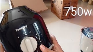 Philips 750w mixer grinder unboxing and testing ll very powerful 💪💪 [upl. by Caitrin]