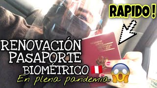 COMO SACAR PASAPORTE BIOMÉTRICO PERUANO EN PANDEMIA 2021 [upl. by Spiros68]