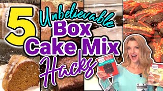 5 Brilliant BOX CAKE MIX RECIPES You MUST TRY  MouthWatering CAKE MIX HACKS You DONT WANNA MISS [upl. by Delija]