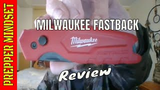 Milwaukee Fastback Utility knife review [upl. by Cimah509]