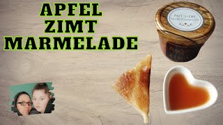 Apfel Zimt Marmelade  Weihnachtsmarmelade  Rezept 150 Untertitel [upl. by Aholla207]