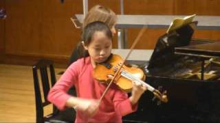 Kabalevsky Violin Concerto Op48 3rd mvt 9 yrs old [upl. by Scarlet]