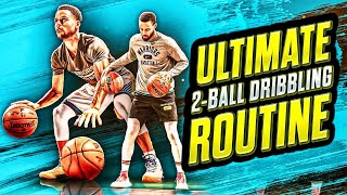 The ULTIMATE 2 Ball Dribbling Routine 🏀 [upl. by Tinor897]