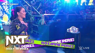 Roxanne Perez entrance WWE NXT May 16 2023 [upl. by Llerot]