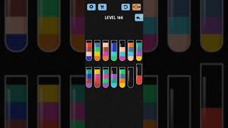 Water Color Sort Level 165 Walkthrough Solution iOSAndroid [upl. by Joel]