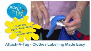 Attach A Tag Clothes Labelling Made Easy [upl. by Friedlander]