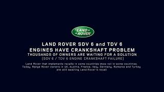 Range Rover Engine Failure Crankshaft Commercial [upl. by Art]