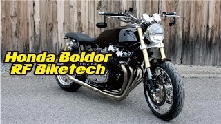 Custom build Honda Boldor by RF Biketech [upl. by Ryann409]