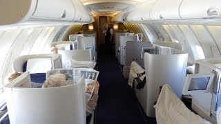 British Airways Boeing 747 business class upper cabin London to San Francisco [upl. by Hanej]