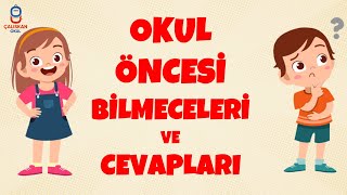 OKUL ÖNCESİ BİLMECELERİ [upl. by Foote]