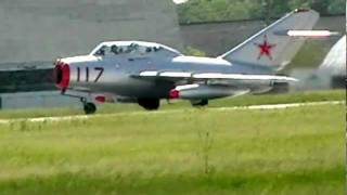 MiG15 Takeoff [upl. by Nylodam384]