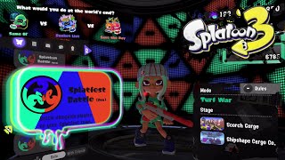 WINNING for SAME OL  Splatoon 3 Splatfest Gameplay [upl. by Aihcropal]