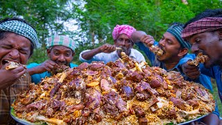 PESHAWARI CHAWAL  Pakistan Special Golden Pulao Recipe Cooking in Indian Village  Mutton Recipes [upl. by Marcel]