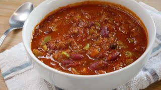 The Best Homemade Chili Recipe🔥  Easy Delicious Comfort Food [upl. by Nana]