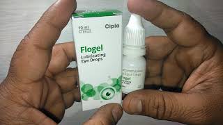 Flogel Lubricating Eye Drops review Effective Treatment of Dryness of Eyes [upl. by Belding]