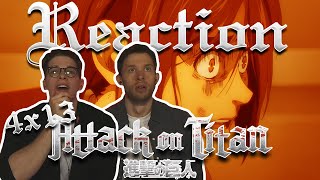 Attack on Titan 4x13 REACTION [upl. by Lalittah]