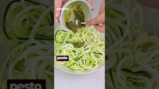 Zucchini spaghetti a light and quick recipe [upl. by Brozak482]