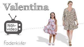 Kleid Valentina im BohoStil für Damen und Kinder [upl. by Aicena]