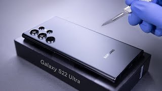 Samsung Galaxy S22 Ultra Unboxing  ASMR [upl. by Ardnyk811]