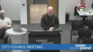 Owen Sound City Council  Rogers tv [upl. by Couhp]