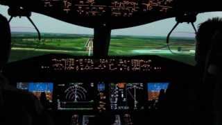 787 approach and go around sim [upl. by Pavyer856]