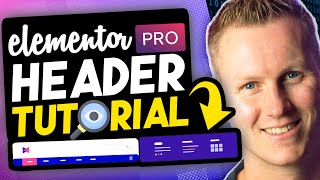 Elementor Pro Header Tutorial [upl. by Analah]