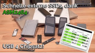 Endlich gute USB 4 NVME SSD Gehäuse Bis zu 3800 MBs [upl. by Grenier140]