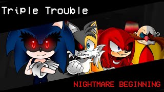 Triple Trouble but its Nightmare beginning FNF Cover [upl. by Stoughton]