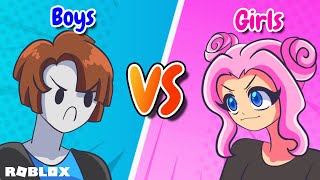 Who will win Boys or Girls  Roblox  Boys Vs Girls [upl. by Norreg]