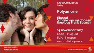 Polyamorie  Lezingen door filosoof Simone van Saarloos en theoloog Frank Bosman [upl. by Bathesda501]