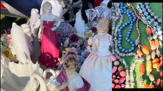 Flea Market UK🇬🇧 CAR BOOT Sale 🇬🇧 NAO for £3 Jewellery  Silver  Antique Shopping Part 2 🇬🇧 [upl. by Rekrap]