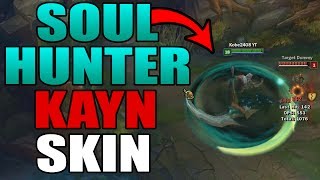 NEW SOULHUNTER KAYN SKIN GAME PLAY  League of Legends  Normal Kayn Form  Kobe2408 [upl. by Vivia920]