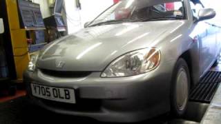 Honda Insight MK1 10 on Motorscope Dastek Rolling Road [upl. by Cyna921]