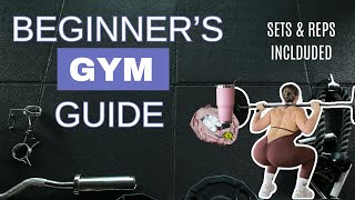 How to Start Lifting Weights  Beginner Gym Guide Key Exercises Included [upl. by Enicnarf]