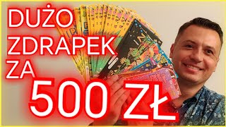 DUŻO WYGRANYCH W ZDRAPKACH LOTTO ZA 500 ZŁOTYCH [upl. by Whitten]