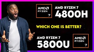 AMD Ryzen 7 4800H vs AMD Ryzen 7 5800U Comparison [upl. by Ettenaej]