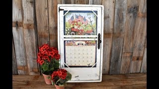 DIY Vintage Calendar Display [upl. by Navar]