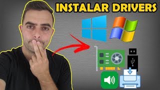 Como Instalar Drivers no Windows XP 7 8 e 10 [upl. by Pentheas]