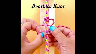 How To Make a Bootlace Knot [upl. by Derry50]