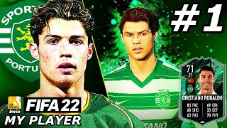 FIFA 22 Ronaldo Player Career Mode EP1  THE BEGINNING🔥🇵🇹 [upl. by Akenaj125]