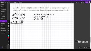 AP Calc Unit 3 Review pt 1 [upl. by Wurtz]