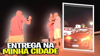 FIZ A PRIMEIRA ENTREGA DE UM PRÊMIO NA MINHA CIDADE 😍 ENTREGA DA HILUX  CRF [upl. by Eisor]