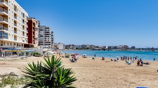 TORREVIEJA 3 Bed BeachFront Apartment on Floor 8 with comm Pool amp Lift Access ©WhiteVillasInSpain [upl. by Gytle967]