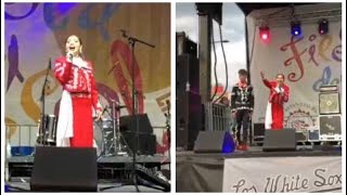 Johan Sanchez Y Edith Sanchez In Fiesta Del Sol Chicago 2018 Part 4 [upl. by Olsewski]