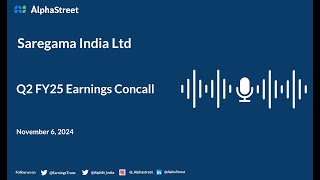 Saregama India Ltd Q2 FY202425 Earnings Conference Call [upl. by Einohpets]