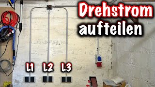 Aus einem Drehstromkreis werden drei Wechselstromkreise ElektroM [upl. by Eiramlirpa547]