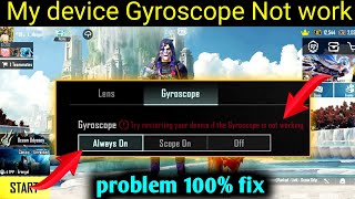 bgmi gyroscope problem  bgmi gyro not working  bgmi gyroscope issue  bgmi gyro problem [upl. by Atika]