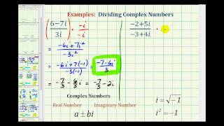 Ex Dividing Complex Numbers [upl. by Anayhd]